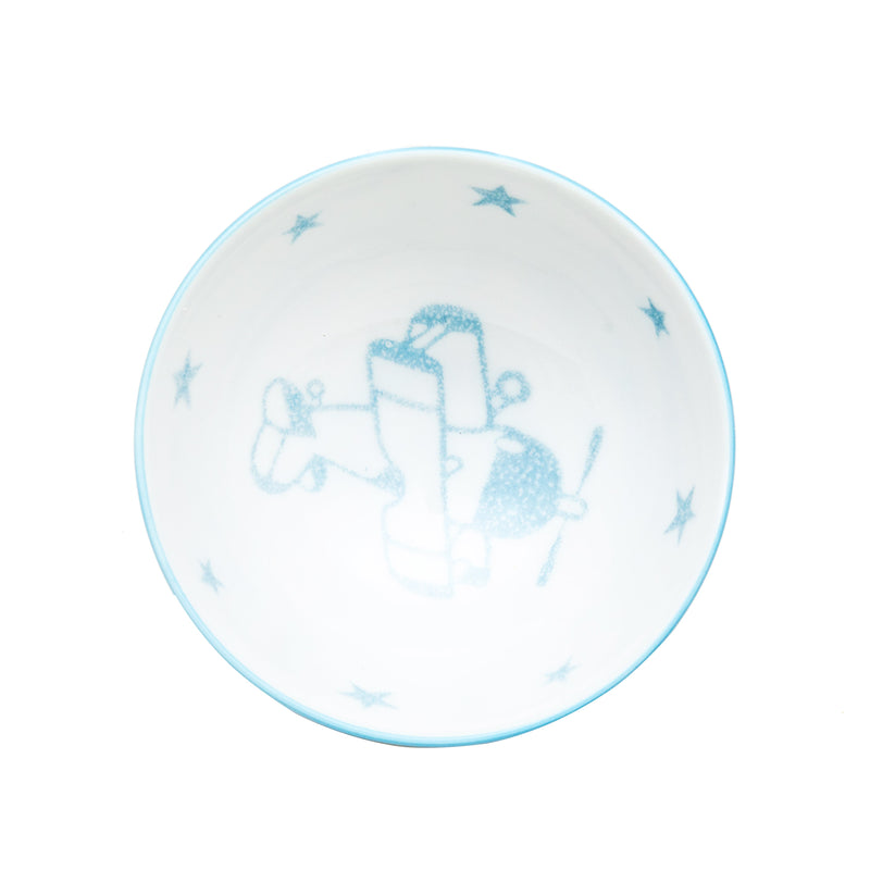Rice Bowl (Ceramic/Vehicles/S/5cm/dia.10.8cm/SMCol(s): White,Blue,Orange)