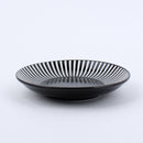 Porcelain Plate – Fuchitokusa Rim (12 cm, Black)