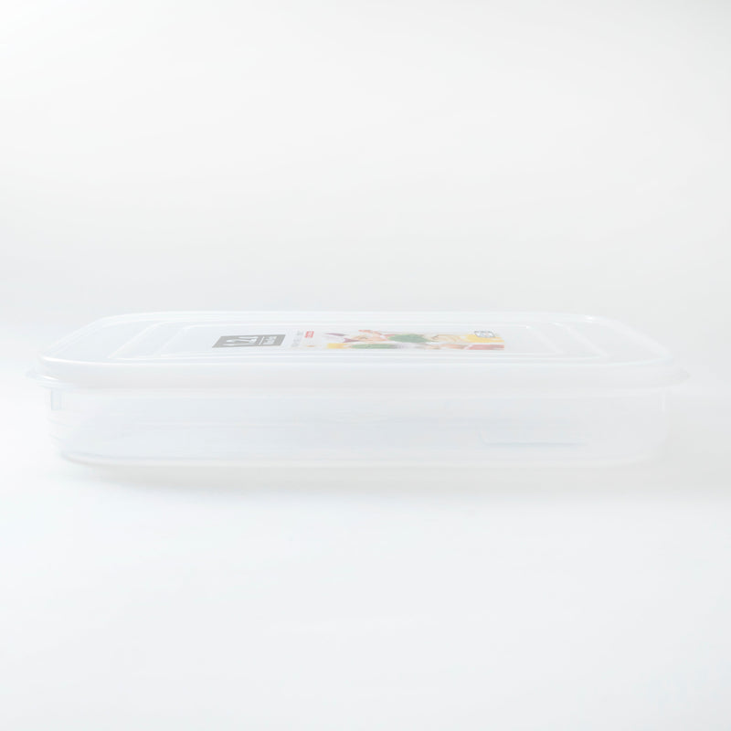Plastic Food Container (Microwavable/Rect/CL/18.8x26x4cm / 1.2L)