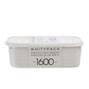 Plastic Rectangle Container - 1600mL Individual Package