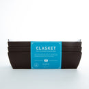 Brown Small Storage Basket with Handle (Set of 3)