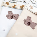 Lunch Box Wrapping Cloth – Bear Design