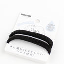 Hair Ties (Washable/BK/9.5x8.1cm (2pcs))