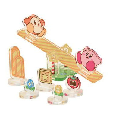 ENSKY Moving Diorama Acrylic Stand (1) Bee Seesaw (Kirby & Waddle Dee)