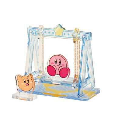 ENSKY Moving Diorama Acrylic Stand (3) Swing (Kirby & Scarfy)
