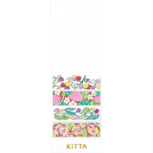 KITTA Masking Tape Clear 15mm Plant