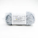 US 3-4 Crochet Kirari Knitting Yarn Silver / Individual Package