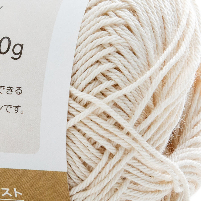 Knitting Yarn (Gauge: 28 sts, 39.5 rows, Needle: US2, Crochet Hook: 2-2.3mm/76m/SMCol(s): Off White)