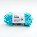 US 8 Needle New Acrylic Marble Knitting Yarn Emerald / Individual Package