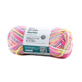 US 8 Needle New Acrylic Marble Knitting Yarn Yellow Purple / Individual Package