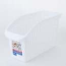 Clear Slim Organizer Basket White