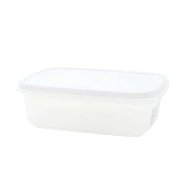 Food Container (PP/PE/Microwave Safe/Fit In/Stackable/900ml/18.7x12.9x5.9cm/SMCol(s): White,Clear)