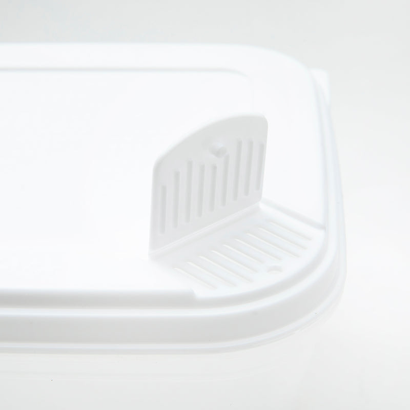 Microwave Cooker (PP/Multipurpose Bowl/Microwave Safe/Lid with Draining Slots/16.4x16.4x9.4cm/SMCol(s): Grey)