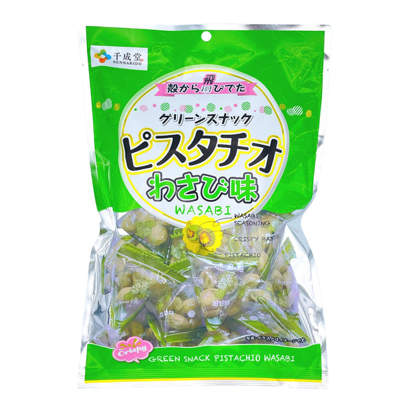 Cracker Nuts (Pistachio/Wasabi Flavour/80 g/Sennarido/Pistachio)
