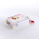 Silicone Lunch box with Lock (500ml (1Set)) Individual Package