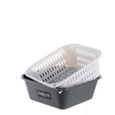 Straining Rectangular Tray Set Individual Package