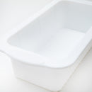 Cake Mould (Silicone/Oven & Microwave Safe/Not Toaster Safe/Heat Resistant: 230?/Rectangular/6.5x25.5x12.2cm/SMCol(s): White)
