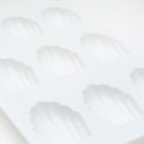 Cake Mould (Silicone/Oven & Microwave Safe/Not Toaster Safe/Heat Resistant: 230?/Sea Shell-Shaped/1.5x29.5x17cm/SMCol(s): White)