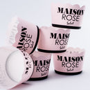 Maison Rose Salut Muffin Cups 6pcs Pink