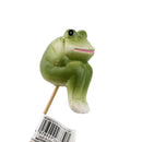 Ceramic Frog Gardening Pick