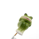 Ceramic Frog Gardening Pick