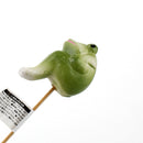 Ceramic Frog Gardening Pick