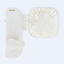 Portable Fan with Clip (White) Individual Package