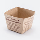 Cube Paper Baking Cups 4pcs