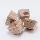 Cube Paper Baking Cups 4pcs