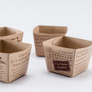 Cube Paper Baking Cups 4pcs