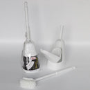 White Toilet Brush