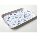 Melamine With Handles Watercolor Flowers Tray 