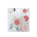 Japanese Style Mt. Fuji, Words Sticker Flakes Individual Package