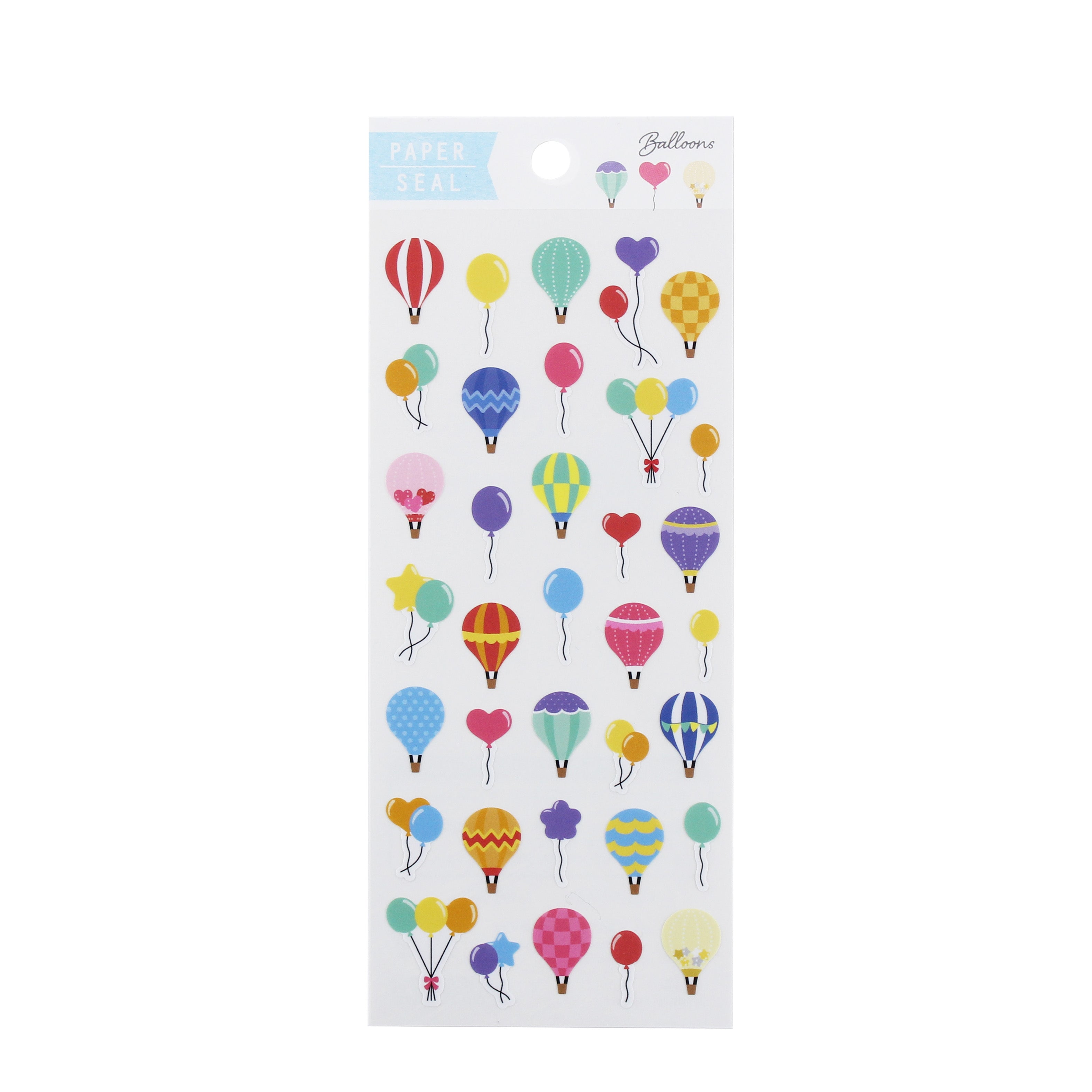 Balloon Stickers - Sticker/Label/Index | Japanese Stationery | Oomomo ...