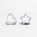 Fancy Cookie Cutter (Star & Heart 2pcs)