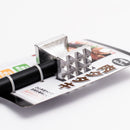 Meat Tenderizer (2-Sided / Black /Silver/18.5cm) Individual Package