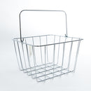 Square Steel Basket with Handle Individual Package