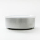 Food Container (Stainless Steel/Shallow/With Lid/Round/Ø12Cm)
