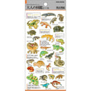 1. Kamio Otonano-Zukan Gold Leaf Reptiles Sticker