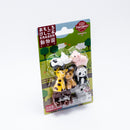 Animal Erasers Set 7pcs