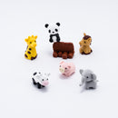 Animal Erasers Set 7pcs