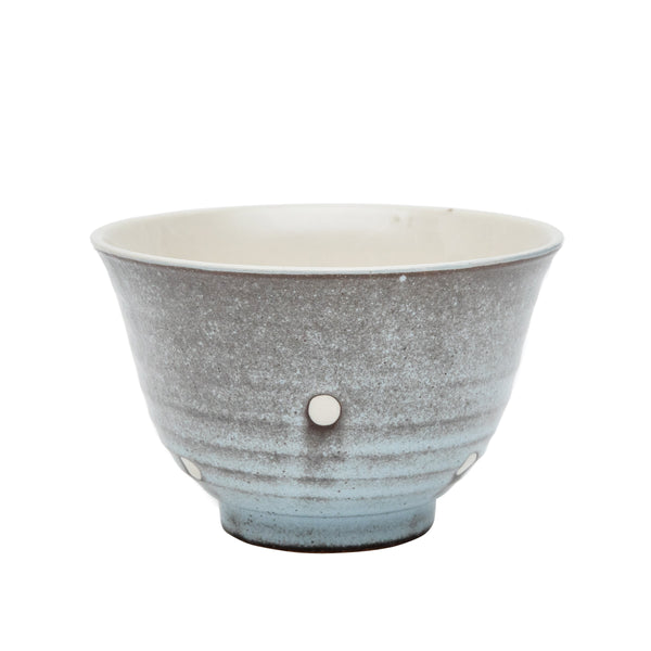 Small Bowl (Ceramic/Dots/8cm/dia.12.5cm/SMCol(s): Blue Grey)