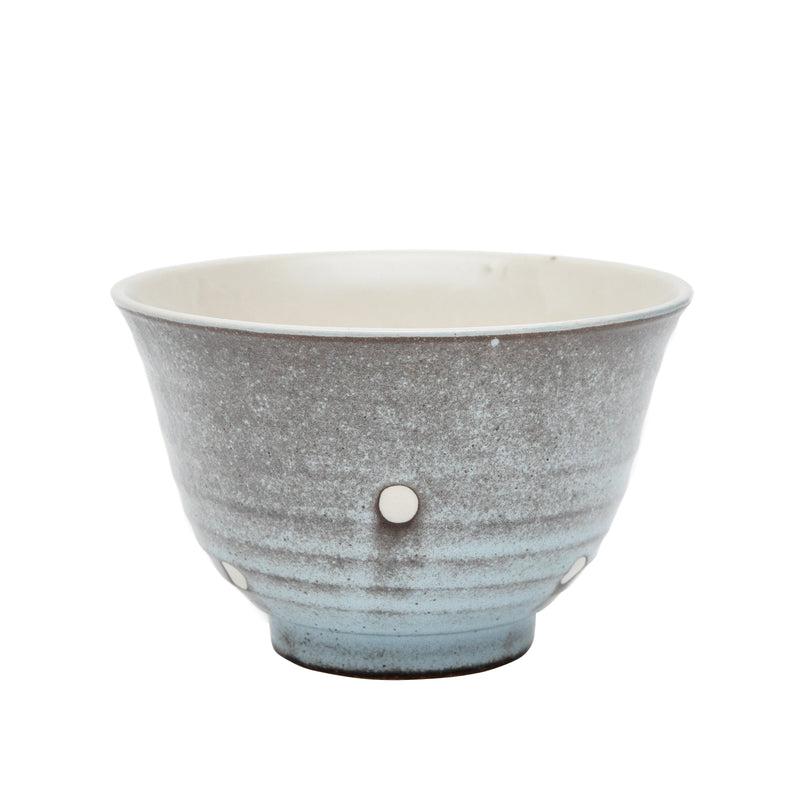 Small Bowl (Ceramic/Dots/8cm/dia.12.5cm/SMCol(s): Blue Grey)