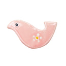 Brid-Shaped Flower Chopstick Rest - Pink