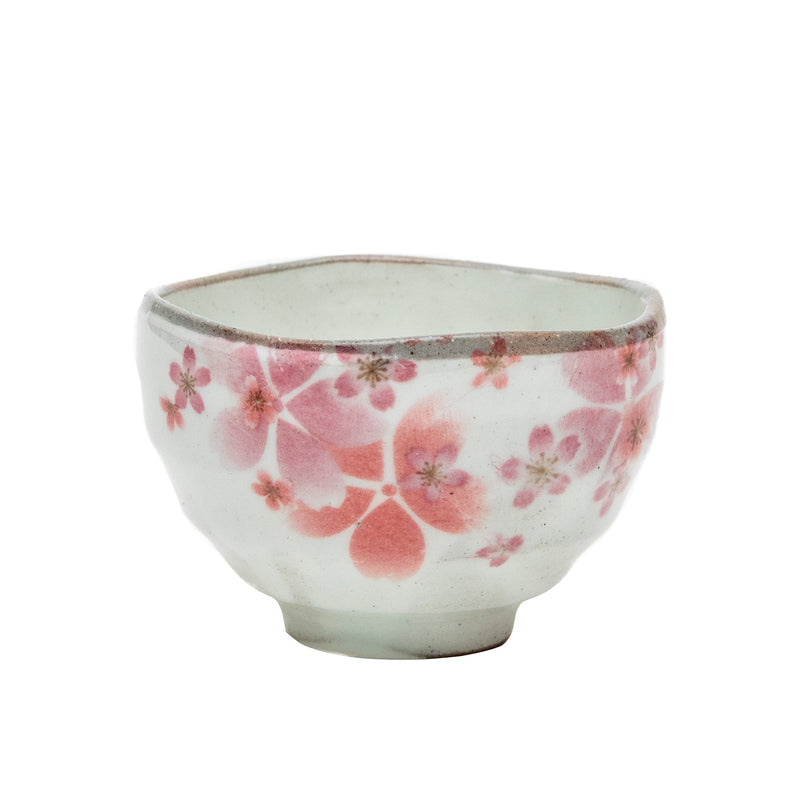 Small Bowl (Ceramic/Cherry Blossoms/5.5cm/dia.9.5cm/SMCol(s): White,Pink)