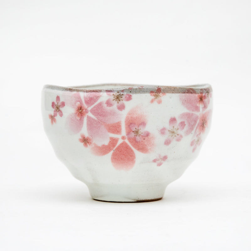 Small Bowl (Ceramic/Cherry Blossoms/5.5cm/dia.9.5cm/SMCol(s): White,Pink)