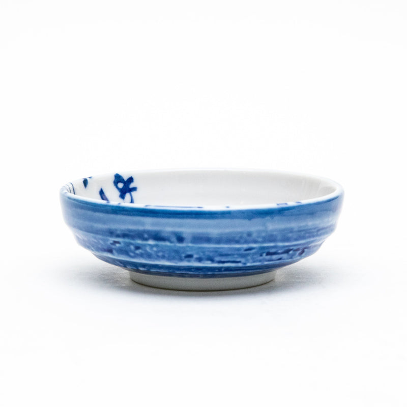 Shallow Bowl (Ceramic/Microwave & Dishwasher Safe/Hand Painting Style/Sea Bream/3cm/dia.9.5cm/SMCol(s): White,Blue,Red)