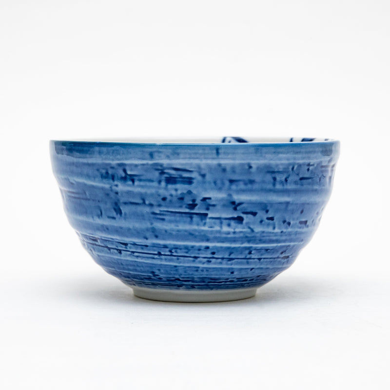 Bowl (Ceramic/Microwave & Dishwasher Safe/Hand Painting Style/Sea Bream/S/7.3cm/dia.13.5cm/SMCol(s): White,Blue,Red)