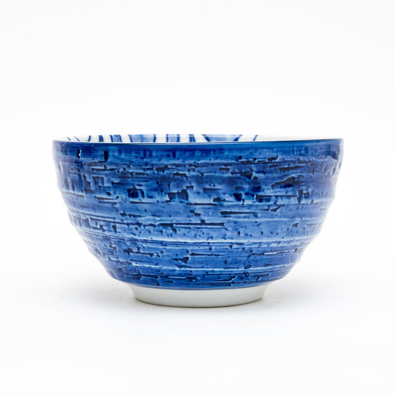Bowl (Ceramic/Microwave & Dishwasher Safe/Hand Painting Style/Sea Bream/L/8.8cm/dia.16cm/SMCol(s): White,Blue,Red)