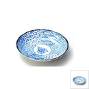 dia.22cm 4cm Antique-Dyed Romantic Auspicious Flower Deep Plate 